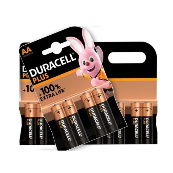 Duracell AA Alkaline Batteries - Pack of 4