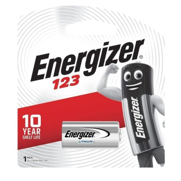 Energizer 123 Lithium Battery – Compact Power for High-Tech Devices