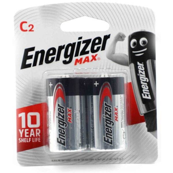 Energizer C2 Alkaline Batteries. Powerful Energy for Larger Devices