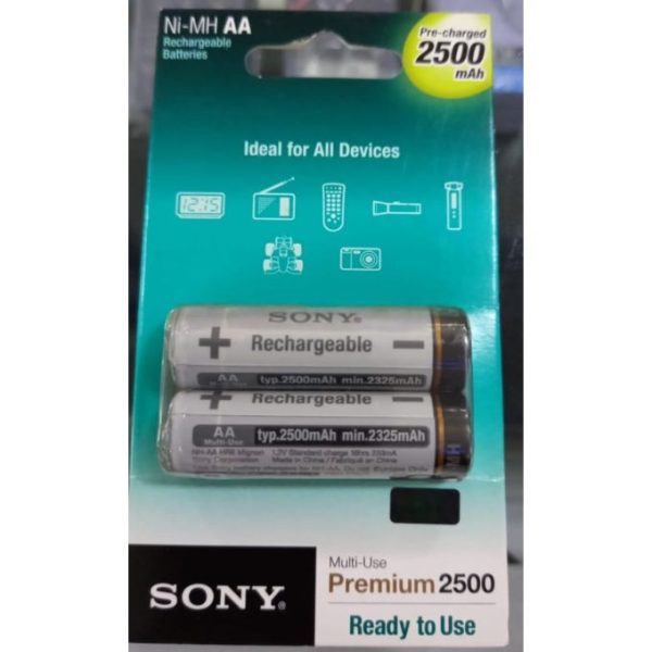Sony AA Rechargeable Battery Pack (2-Pack)