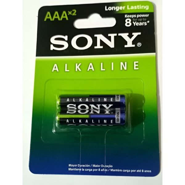 Sony AAA Alkaline Battery Pack (2-Pack)
