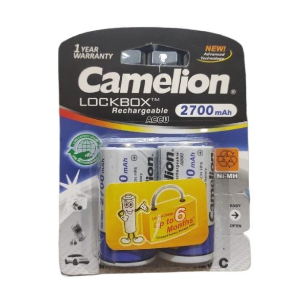 Camelion C 1.2V Rechargeable Battery Pack (2-Pack)