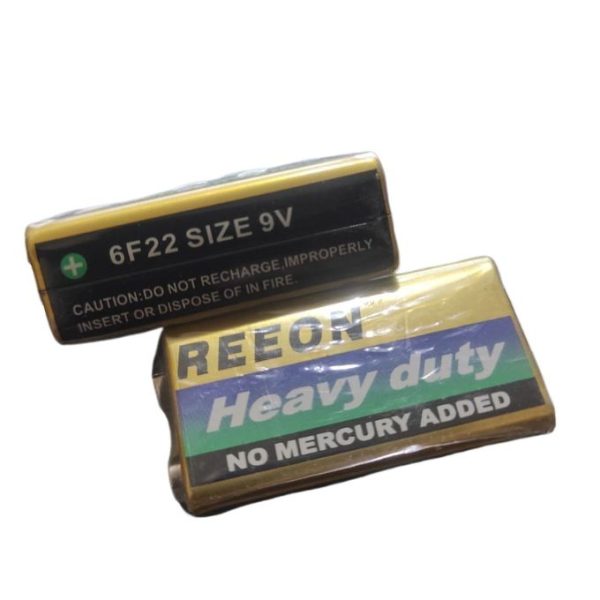 Reeon 9V Battery (1 Piece)– Reliable and Long-Lasting Power Solution