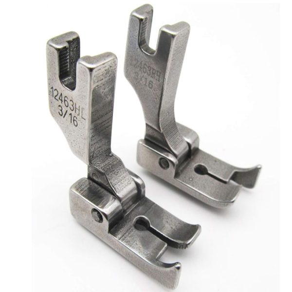 Pressure Foot 1/4 Only for Industrial Sewing Machines 12463LH-RH 1 Set of 2 Pieces