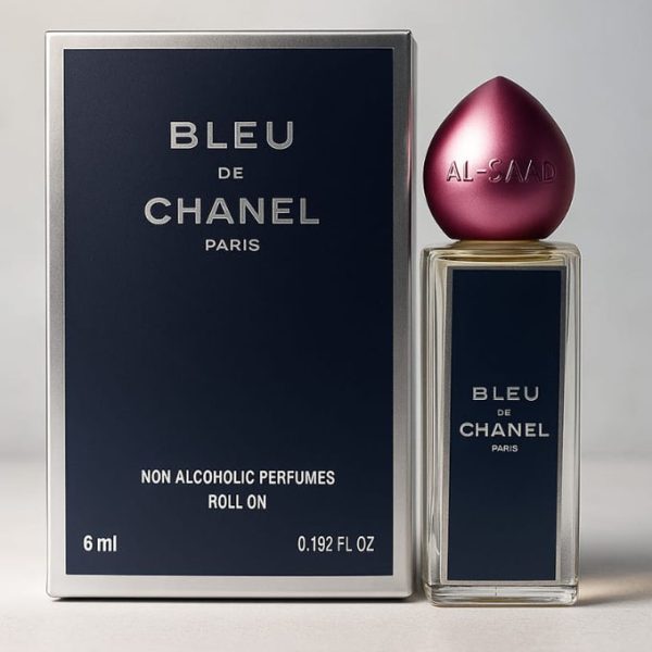 BLEU de Channel Paris Non Alcoholic Perfume Roll On- Attar